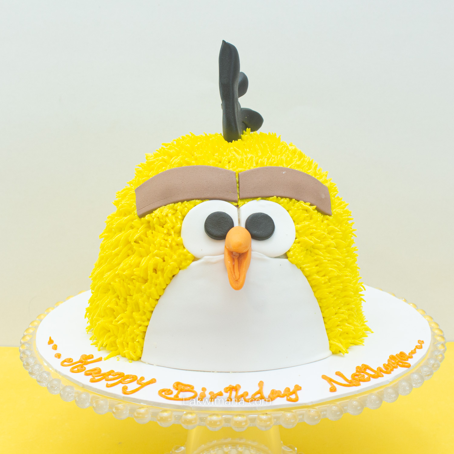 Yellow Bird Theme Birthday Cake for Kids 1.2Kg